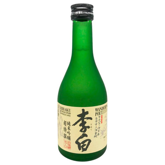 Rihaku 'Wandering Poet' Sake (Junmai Gingo) 300ml
